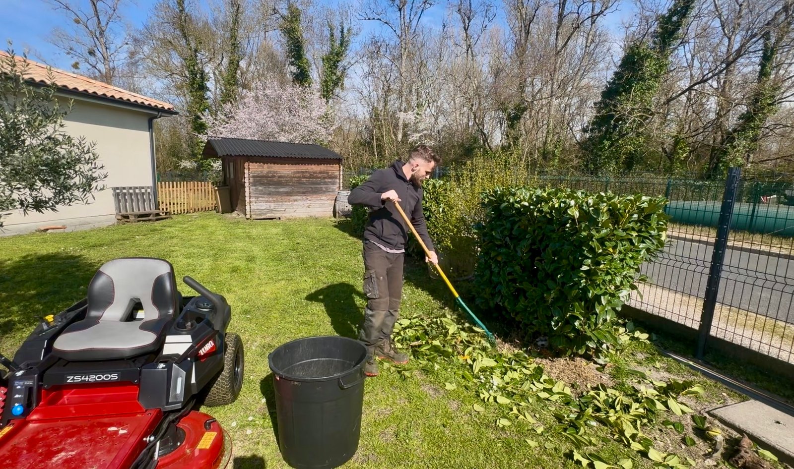 Ramassage des feuilles
